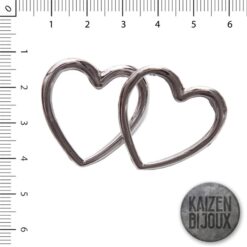 Aro Silueta Corazon 32mm con Fru Fru