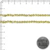 Bicono Cristal Aceituna Tornasol Traslucido 4mm