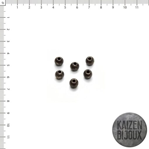 Bolitas 8mm Plata vieja