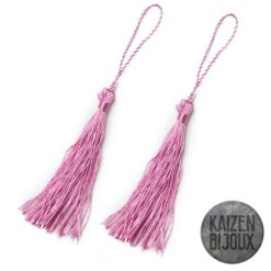 Borla Fucsia 8cm seda