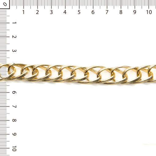 Cadena Aluminio  groumet doble