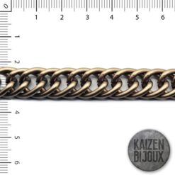 Cadena Aluminio groumet doble bce.