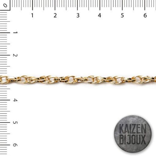Tourbillón Cuad. Dorada 1mm