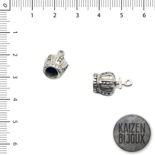 Capuchon Dije Corona plata