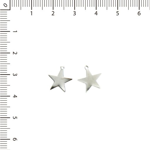 Chapa Estrella 11mm niquel