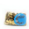Chapa Oval 8x10 1 aguj. Dorado