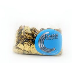 Chapa Oval 8x10 1 aguj. Dorado