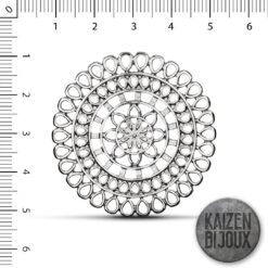 Circulo con dibujo y calado de 40mm