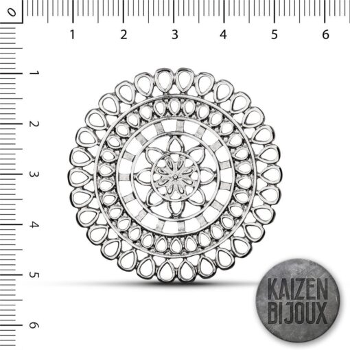 Circulo con dibujo y calado de 40mm