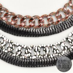 Collar de Aluminio Cadena Animal Print
