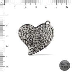 Corazon Curvo martillado