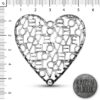 Corazon Love calado 50mm