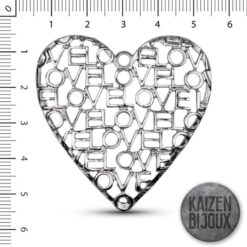 Corazon Love calado 50mm