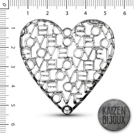 Corazon Love calado 50mm