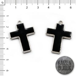 Cruz 30 mm esmaltada ambos lados