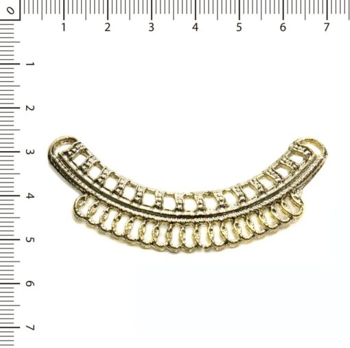 Cuello calado dorado