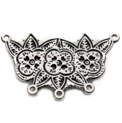 Cuello Floreado patinado