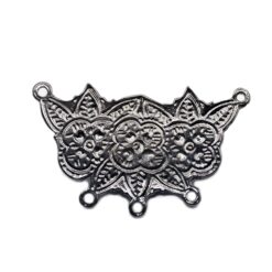 Cuello Floreado peltre