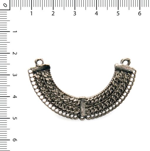 Cuello Semicirculo c/dibujo peltre