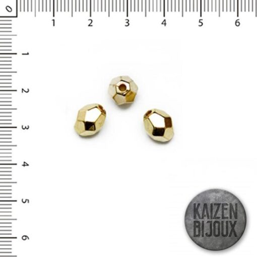 Cuenta Facetada CCB Dorado