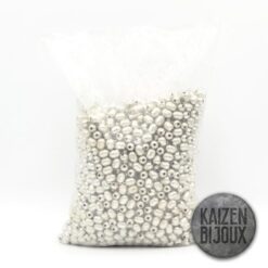 Cuenta metal oval 6*8mm