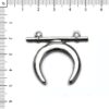 Cuerno doble para choker