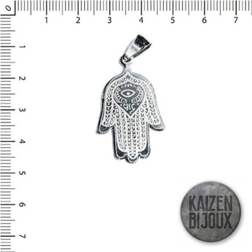 Dije Acero Mano Hamsa