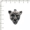 Dije Cabeza leopardo patinado