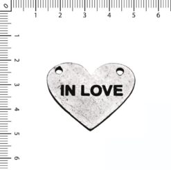 Dije Corazon "IN LOVE" doble agarre