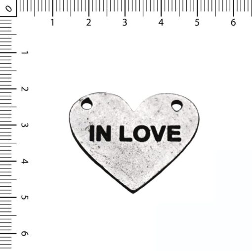 Dije Corazon "IN LOVE" doble agarre