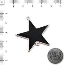 Dije Estrella esmaltada doble agarre