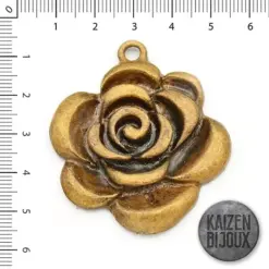 Dije Flor Bronce