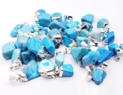 Dije Howlite turquesa chico