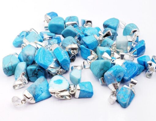 Dije Howlite turquesa chico