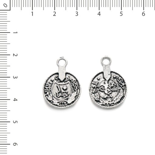 Dije moneda cuello largo