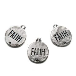 Moneda "faith" patinada