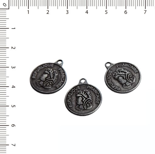 Moneda Republique Francaise plata vieja