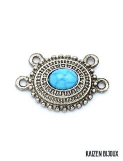 Dije Oval 4 Agarres con Piedra