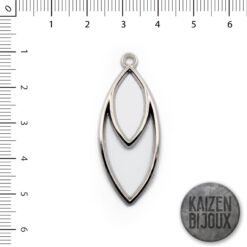 Dije Oval doble hueco