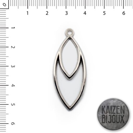 Dije Oval doble hueco