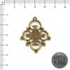 Dije Percha Ornamentos Bronce 5 colgantes