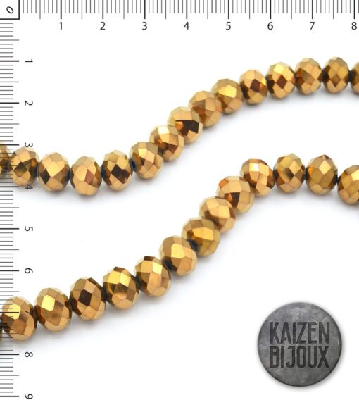 Dona Cristal Dorado 10mm