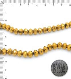 Dona Cristal Dorado 8mm