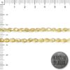 Gota Mediana Cristal Mostaza Traslucido