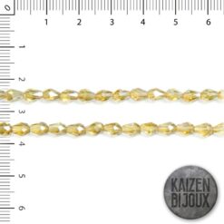 Gota Mediana Cristal Mostaza Traslucido
