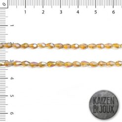 Gota Mini Mostaza Tornasol Traslucido