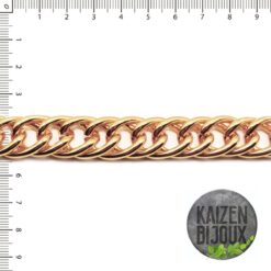 Alternative view of Aluminio dorada groumet doble