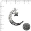 Luna calada con estrella