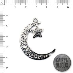 Luna calada con estrella