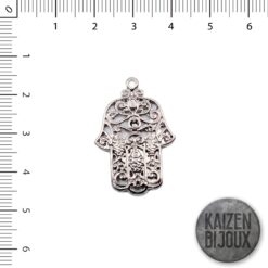 Mano Hamsa calada c/dibujos 32mm